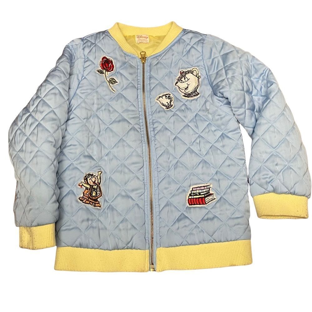 Disney Beauty & The Beast Quilted Full Zip Jacket